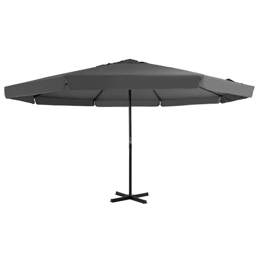 Okrągły parasol ogrodowy z aluminiową ramą antracyt - Glider Elior One Size Edinos.pl