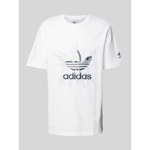 T-shirt z nadrukiem z logo ze sklepu Peek&Cloppenburg  w kategorii T-shirty męskie - zdjęcie 173368352