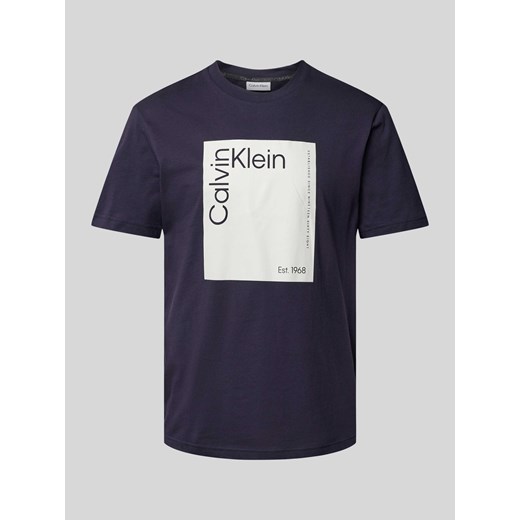 T-shirt z nadrukiem z logo ze sklepu Peek&Cloppenburg  w kategorii T-shirty męskie - zdjęcie 173368362