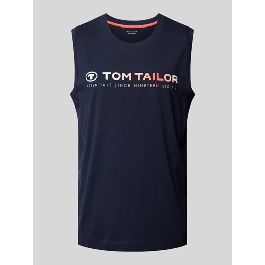 Top z nadrukiem z logo Tom Tailor XL Peek&Cloppenburg 