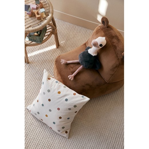 H & M - Poszewka na poduszkę w kropki - Biały ze sklepu H&M w kategorii Poszewki na poduszki - zdjęcie 173372232