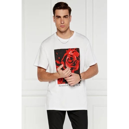Alexander McQueen T-shirt | Relaxed fit ze sklepu Gomez Fashion Store w kategorii T-shirty męskie - zdjęcie 173372672