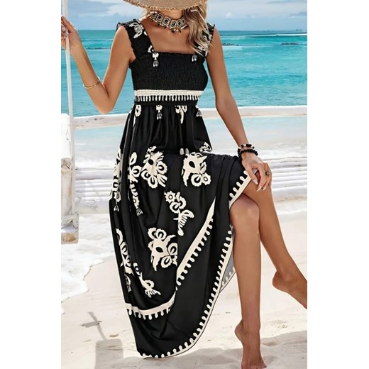 Sukienka BESTOLFA BLACK ze sklepu Ivet Shop w kategorii Sukienki - zdjęcie 173375941