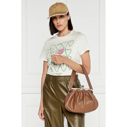 Weekend MaxMara Skórzana torebka na ramię TOBACCO Weekend Maxmara One Size Gomez Fashion Store