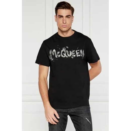 Alexander McQueen T-shirt | Regular Fit ze sklepu Gomez Fashion Store w kategorii T-shirty męskie - zdjęcie 173376822