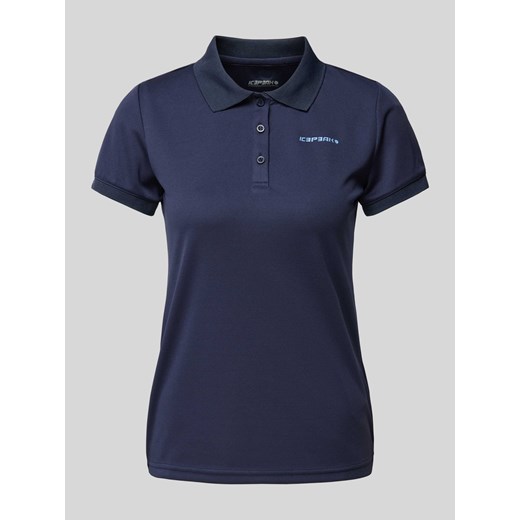 Koszulka polo z krótką listwą guzikową model ‘BAYARD’ ze sklepu Peek&Cloppenburg  w kategorii Bluzki damskie - zdjęcie 173377162