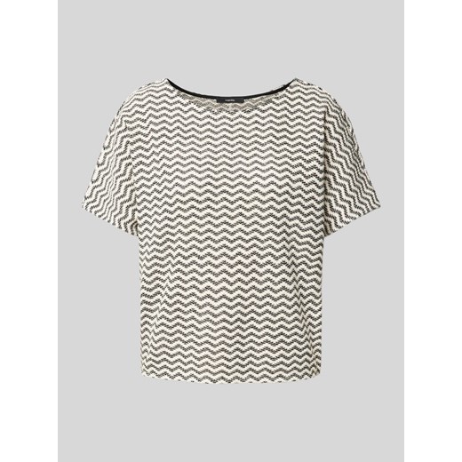 T-shirt z fakturowanym wzorem ze sklepu Peek&Cloppenburg  w kategorii Bluzki damskie - zdjęcie 173377181