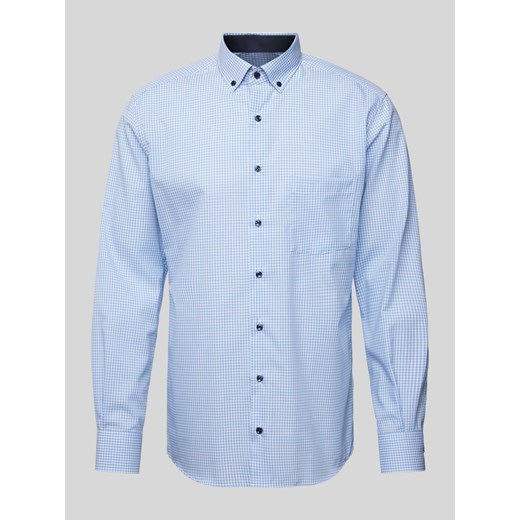 Koszula biznesowa o kroju regular fit ze wzorem w kratkę ze sklepu Peek&Cloppenburg  w kategorii Koszule męskie - zdjęcie 173377204
