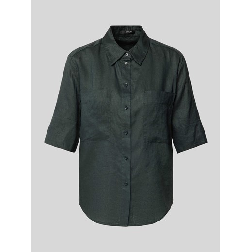 Bluzka koszulowa z listwą guzikową model ‘Filalia’ Opus 36 Peek&Cloppenburg 