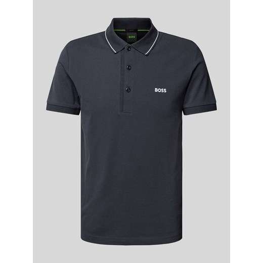 Koszulka polo o kroju regular fit z wyhaftowanym logo model ‘Paule’ ze sklepu Peek&Cloppenburg  w kategorii T-shirty męskie - zdjęcie 173377292