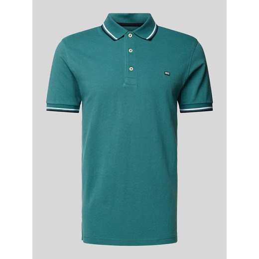 Koszulka polo z detalem z logo ze sklepu Peek&Cloppenburg  w kategorii T-shirty męskie - zdjęcie 173377330