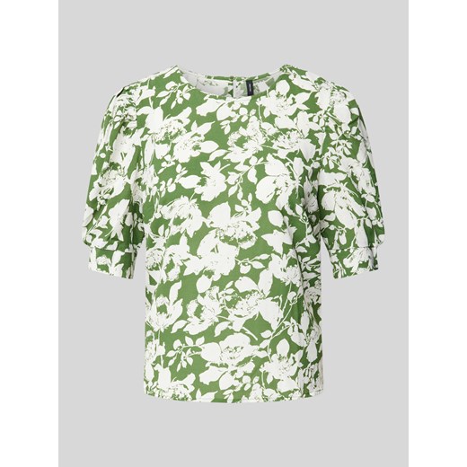 Bluzka z kwiatowym wzorem model ‘FREJ’ ze sklepu Peek&Cloppenburg  w kategorii Bluzki damskie - zdjęcie 173377380