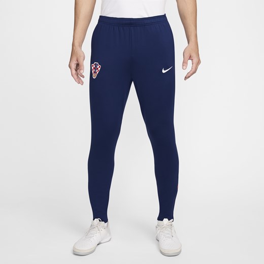 Męskie spodnie piłkarskie Nike Dri-FIT Chorwacja Strike - Niebieski Nike XXL Nike poland