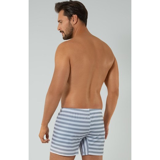 Bawełniane bokserki męski Bari, Kolor biało-szary, Rozmiar M, Italian Fashion Italian Fashion 2XL okazyjna cena Primodo