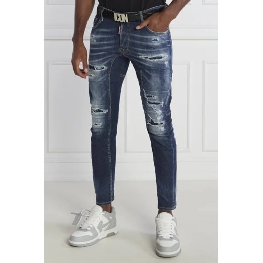 Dsquared2 Jeansy Tidy Biker Jean | Slim Fit | denim Dsquared2 46 okazja Gomez Fashion Store