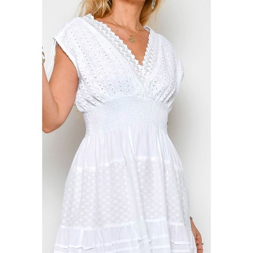 H.H.G. Sukienka w kolorze białym L promocyjna cena Limango Polska