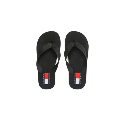 Tommy Jeans Japonki Tjw Flag Eva Beach Sandal EN0EN02194 Czarny ze sklepu MODIVO w kategorii Klapki damskie - zdjęcie 173379020