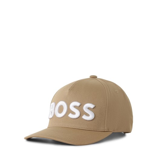 BOSS Czapka męska - Sevile-Boss Mężczyźni Bawełna wielbłądzi jednolity ze sklepu vangraaf w kategorii Czapki z daszkiem męskie - zdjęcie 173379654