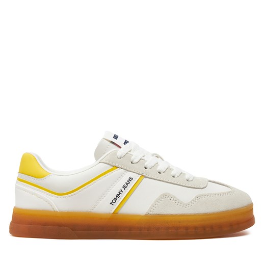 Sneakersy Tommy Jeans Court Sneaker EN0EN02552 Biały Tommy Jeans 39 eobuwie.pl