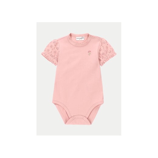 Coccodrillo Body dziecięce WC4112203GPN Różowy ze sklepu MODIVO w kategorii Body niemowlęce - zdjęcie 173380061