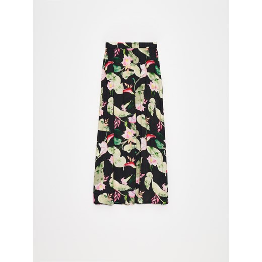 Mohito - Kwiatowa spódnica maxi z wiskozy - wielobarwny ze sklepu Mohito w kategorii Spódnice - zdjęcie 173380270