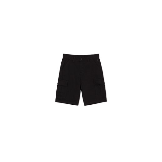 Cropp - Czarne krótkie spodenki cargo - czarny Cropp 38 Cropp