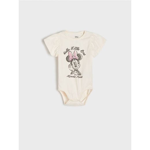 Sinsay - Body Myszka Minnie - kremowy ze sklepu Sinsay w kategorii Body niemowlęce - zdjęcie 173382150