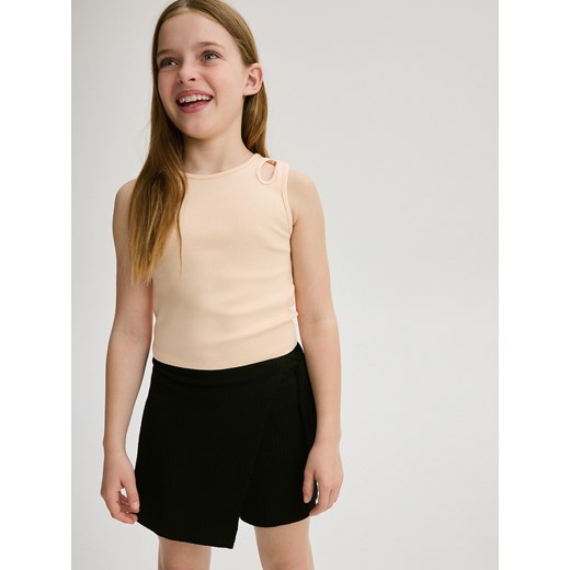 Reserved - Szorty imitujące spódnicę - czarny ze sklepu Reserved w kategorii Spodenki dziewczęce - zdjęcie 173383412