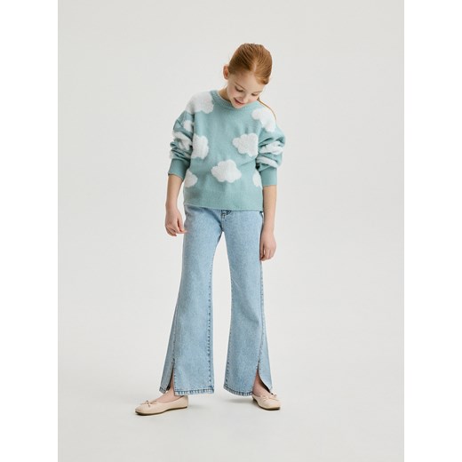 Reserved - Wzorzysty sweter - wielobarwny ze sklepu Reserved w kategorii Swetry dziewczęce - zdjęcie 173383521