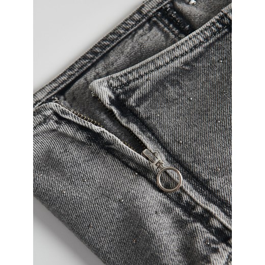 Reserved - Jeansowy top - szary Reserved XS Reserved