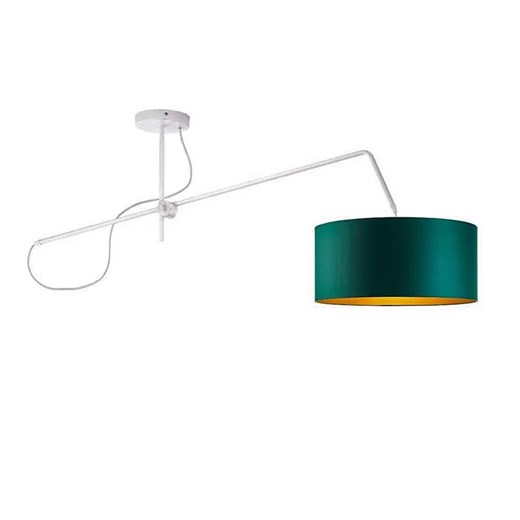 Lampa wisząca glamour z okrągłym kloszem A5-G99 ze sklepu Edinos.pl w kategorii Lampy wiszące - zdjęcie 173386724