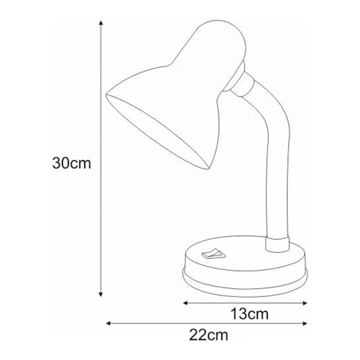 Seledynowa klasyczna lampka do biurka - S271-Walia Lumes One Size Edinos.pl
