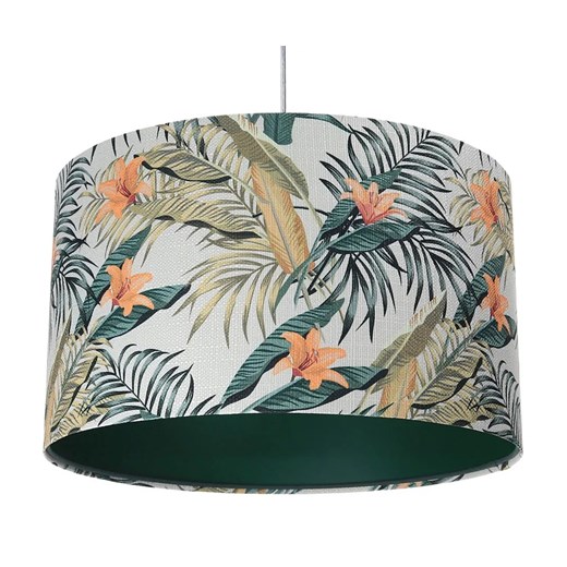 Zielona lampa wisząca z kwiecistym wzorem S9-T75 ze sklepu Edinos.pl w kategorii Lampy wiszące - zdjęcie 173386930