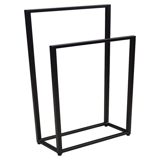 Czarny stojący wieszak na ręczniki 75 cm - Sarsa 5X Elior One Size Edinos.pl