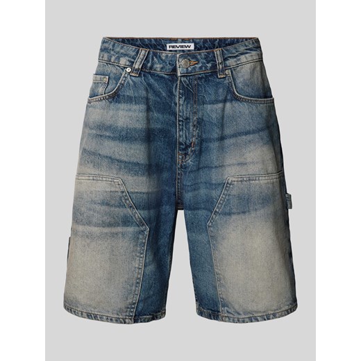 Szorty jeansowe z 5 kieszeniami ze sklepu Peek&Cloppenburg  w kategorii Spodenki męskie - zdjęcie 173388364