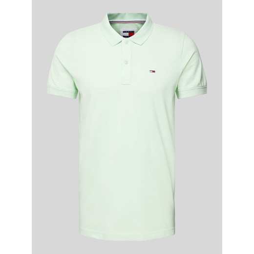 Koszulka polo o kroju slim fit z wyhaftowanym logo ze sklepu Peek&Cloppenburg  w kategorii T-shirty męskie - zdjęcie 173388423
