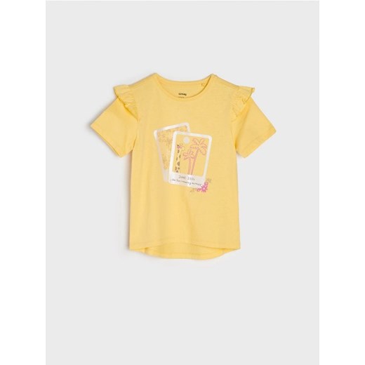 Sinsay - Koszulka - żółty ze sklepu Sinsay w kategorii Bluzki dziewczęce - zdjęcie 173391143