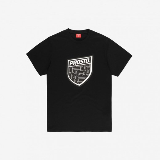Męski t-shirt z nadrukiem Prosto Yumzle - czarny S promocyjna cena Sportstylestory.com