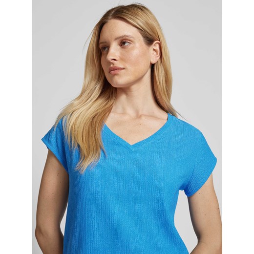 Top bluzkowy z dekoltem w serek model ‘Rosa’ L Peek&Cloppenburg 