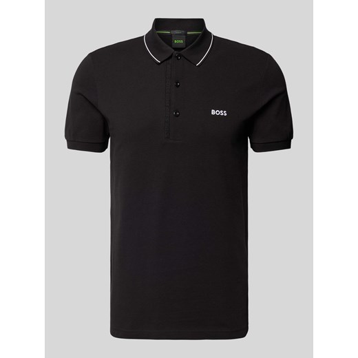 Koszulka polo o kroju regular fit z wyhaftowanym logo model ‘Paule’ ze sklepu Peek&Cloppenburg  w kategorii T-shirty męskie - zdjęcie 173396704
