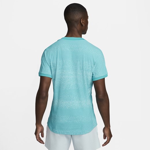 Nike t-shirt męski niebieski z krótkimi rękawami 