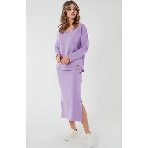 Spódnica damska maxi liliowa Stella, Kolor liliowy, Rozmiar S, Italian Fashion ze sklepu Primodo w kategorii Sukienki - zdjęcie 173397553