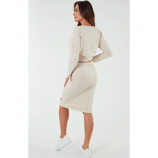 Spódnica midi beżowa Stella, Kolor beżowy, Rozmiar S, Italian Fashion ze sklepu Primodo w kategorii Spódnice - zdjęcie 173397560