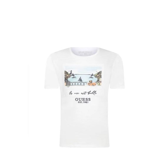Guess T-shirt | Regular Fit ze sklepu Gomez Fashion Store w kategorii T-shirty chłopięce - zdjęcie 173398133
