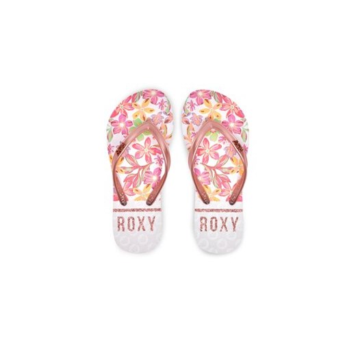 Roxy Japonki ARGL100283 Różowy ze sklepu MODIVO w kategorii Klapki dziecięce - zdjęcie 173398804