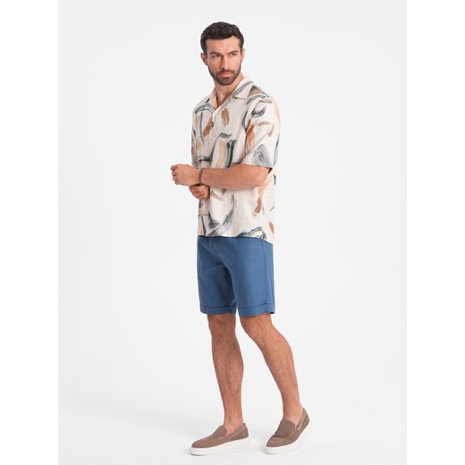 Ombre spodenki męskie na lato casual