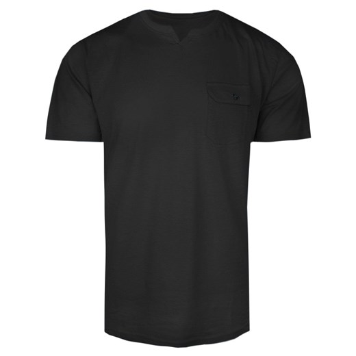Męski T-Shirt (Koszulka) - Brave Soul - Czarny z Kieszonką TSBRSSS24MOYERjetblack ze sklepu JegoSzafa.pl w kategorii T-shirty męskie - zdjęcie 173399244