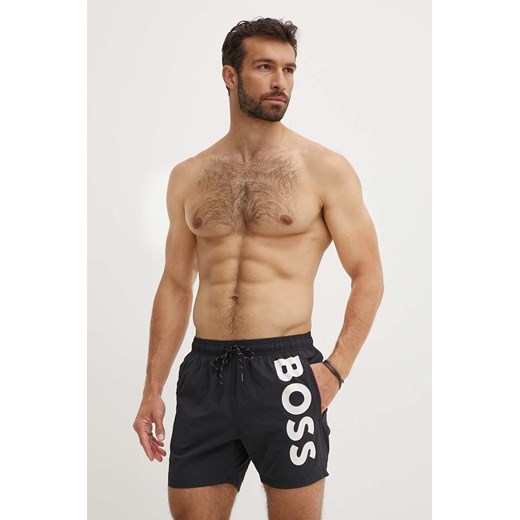 BOSS szorty kąpielowe kolor czarny 50514502 ze sklepu ANSWEAR.com w kategorii Kąpielówki - zdjęcie 173399283