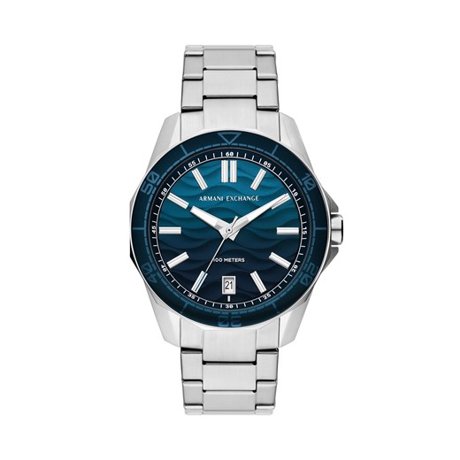 Zegarek Armani Exchange Spencer AX1950 Srebrny ze sklepu eobuwie.pl w kategorii Zegarki - zdjęcie 173399642