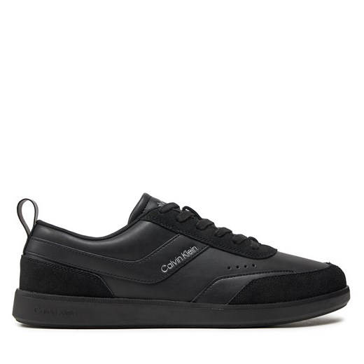 Sneakersy Calvin Klein Low Top Lace Up Lth Mix HM0HM00851 Czarny Calvin Klein 41 eobuwie.pl
